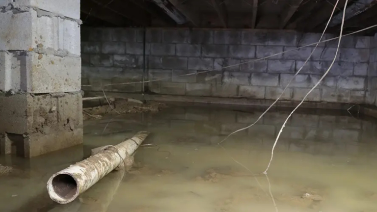 Water in Crawl Space